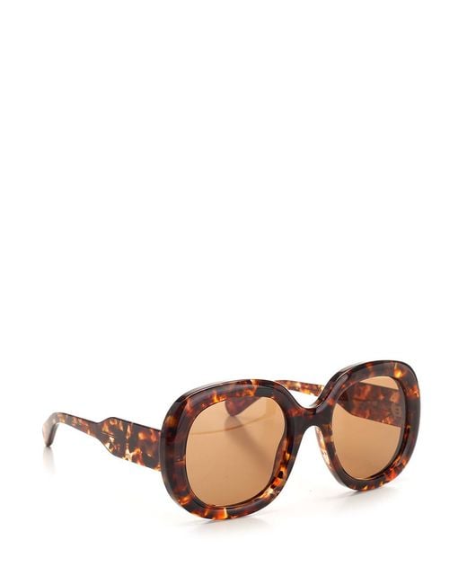 Chloé Green Logo Sunglasses