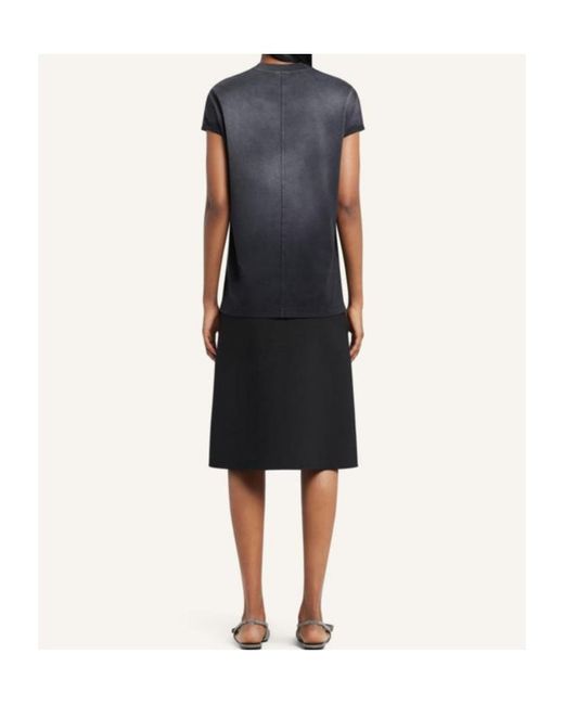 Courreges Blue Courrèges Short-Sleeve Crewneck T-Shirt Mini Dress