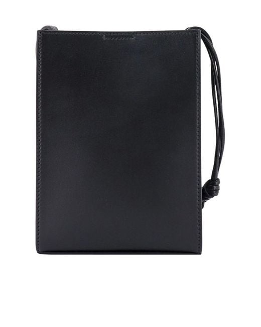 Jil Sander Black Tangle Small Shoulder Bag for men