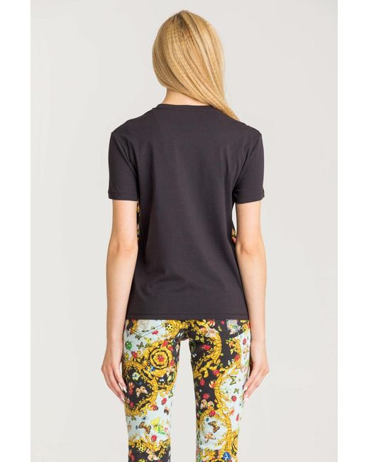 Versace Metallic Logo Details T-Shirt