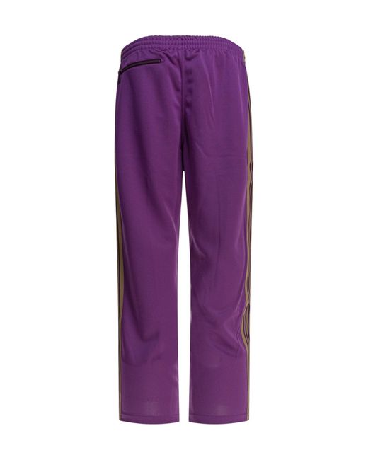 Needles Purple X Kae Tanaka Striped Track Pants for men