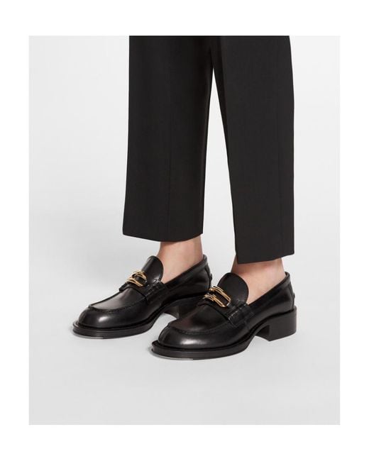 Lanvin Black Medley Slip-On Loafers