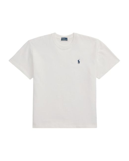 Polo Ralph Lauren White Relaxed Fit Jersey T-Shirt