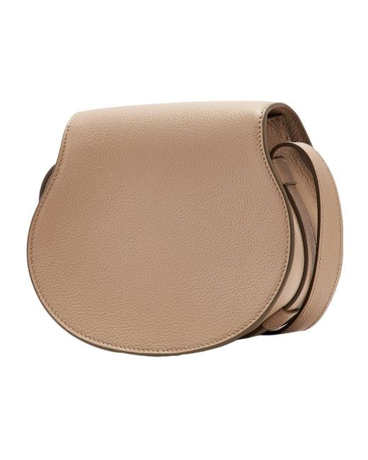 Chloé Natural Chloé Marcie Small Crossbody Bag