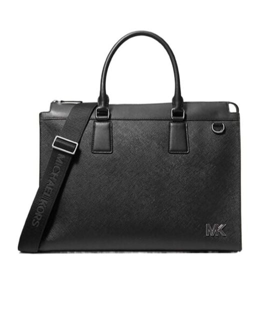 Michael Kors Black Edison Briefcase for men