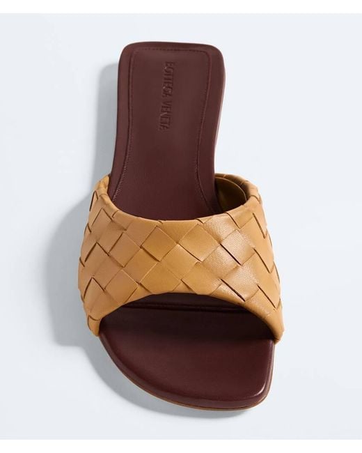 Bottega Veneta Brown Livia Flat Mule