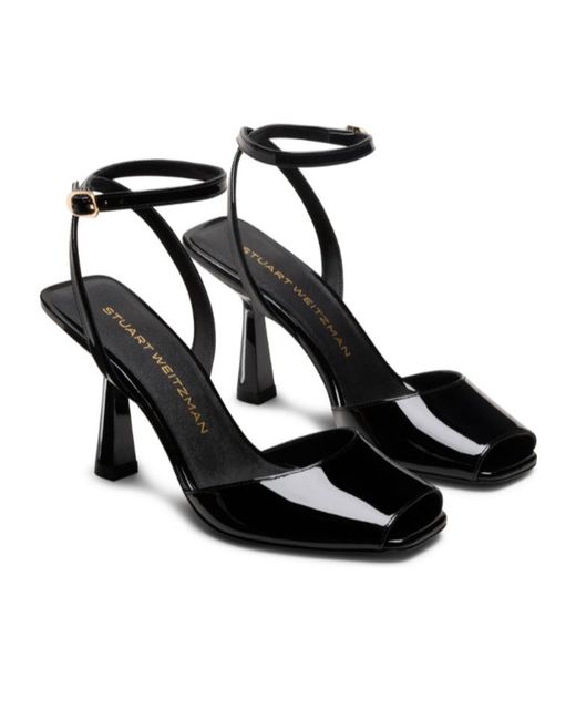 Stuart Weitzman Black Val Sandal 85