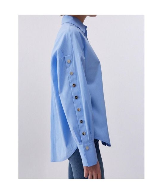 Liu Jo Blue Button Shirt