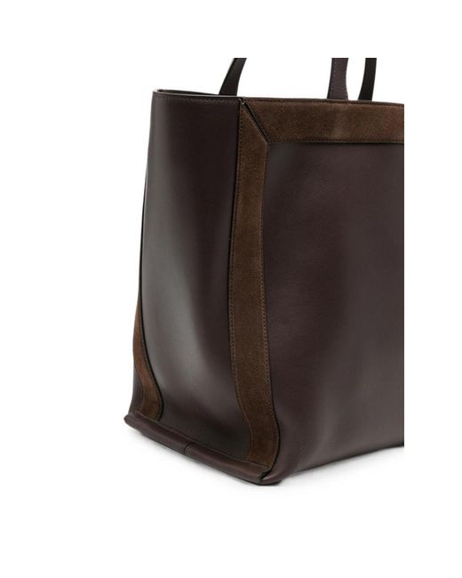 Wandler Brown Double-Handle Handbag
