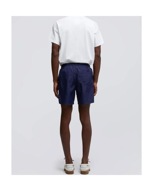 Aspesi Blue Sea Drawstring Swim Shorts for men