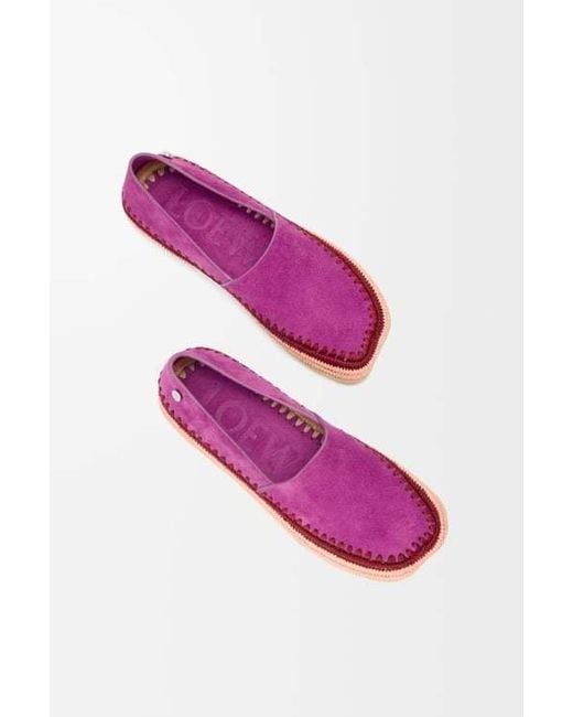 Loewe Purple Rio Slipper