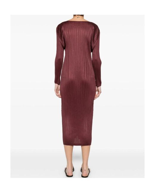 Pleats Please Issey Miyake Purple Pleats Please Issey Miyake Monthly Colors: January Dress
