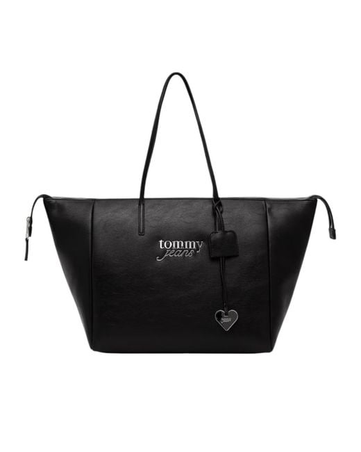 Tommy Hilfiger Black Double-Handled Tote Bag
