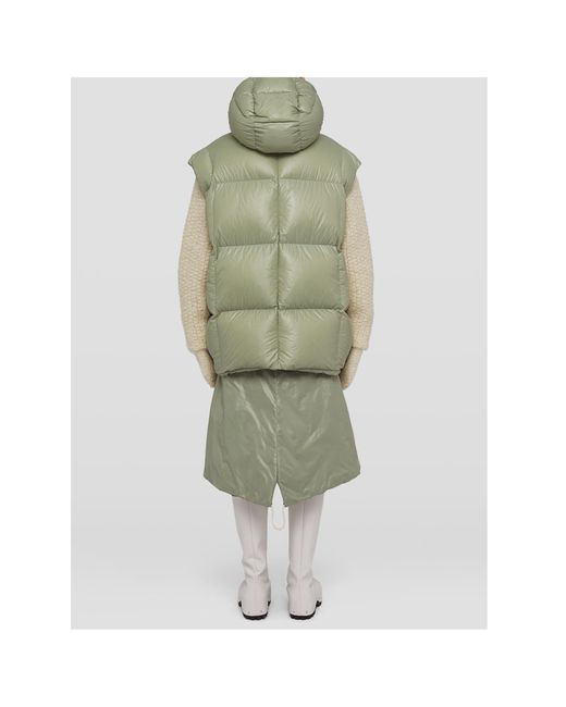 Jil Sander Green Down Skirt