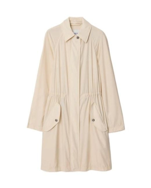 Burberry Natural Newbury Checked-Hood Parka