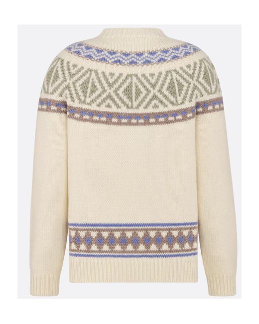 Dior White Mountain Sweater for men
