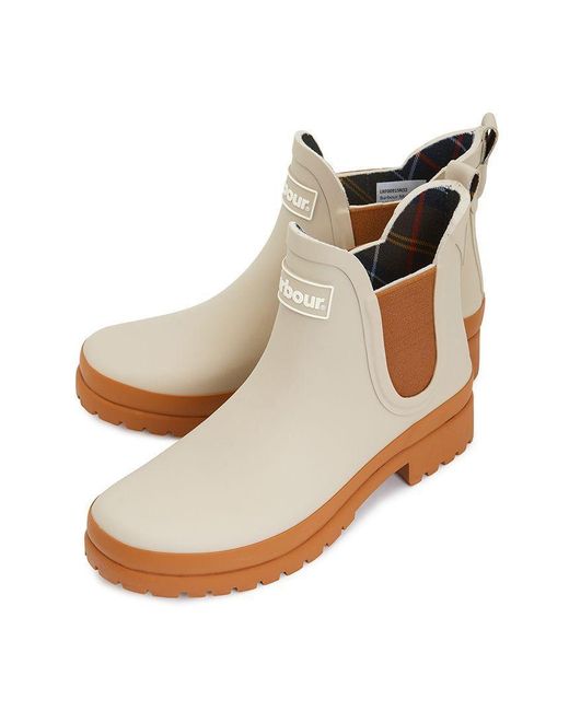 Barbour Brown Round-Toe Rain Boots