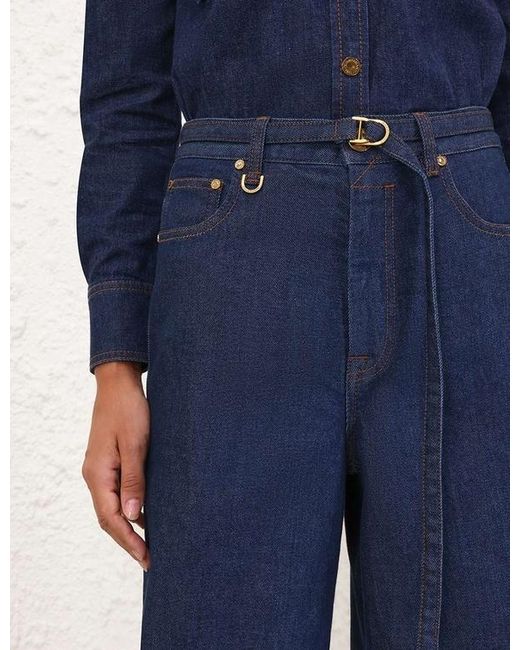 Zimmermann Blue Flared Jeans