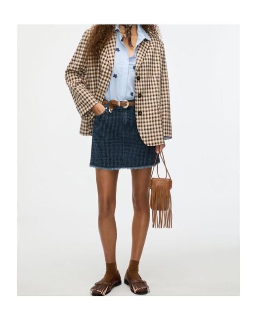 iBlues Natural Basketweave Blazer