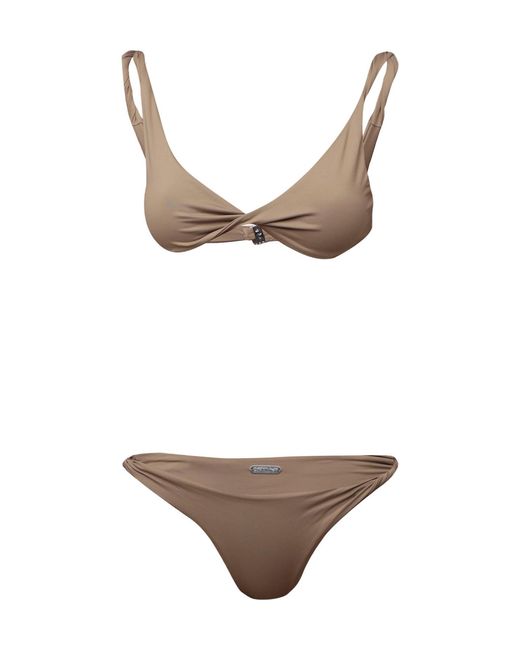 Off-White c/o Virgil Abloh White Solid Color Bikini
