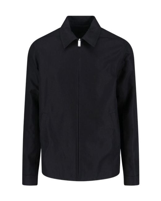 Rick Owens Blue Zipped Jacket for men