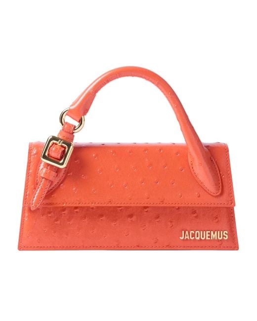 Jacquemus Red The Long Chiquito Buckled Handbag