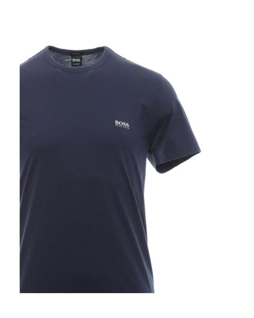 Boss Blue Item O-Neck Short-Sleeved T-Shirt for men