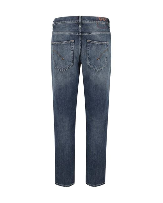 Dondup Blue Brighton Carrot Jeans for men