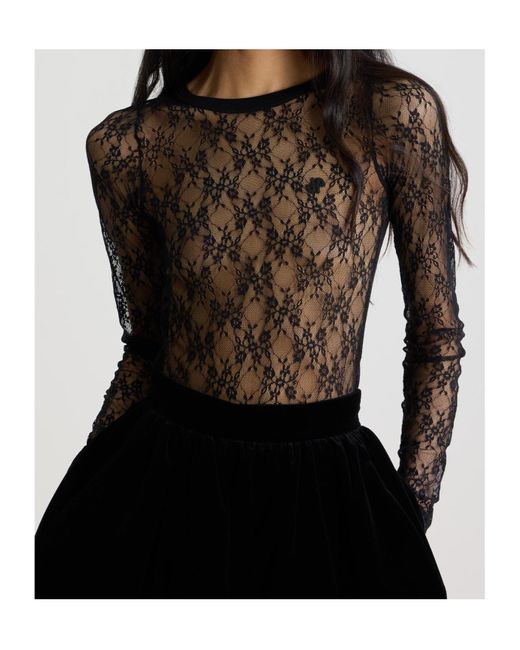 Patou Black Second Skin Top