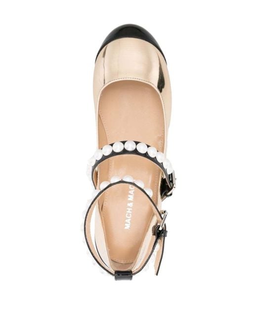 Mach & Mach Natural Round Head Ballet Shoes