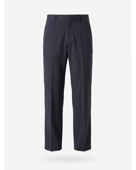 Gucci Blue Gg Wool Pants for men