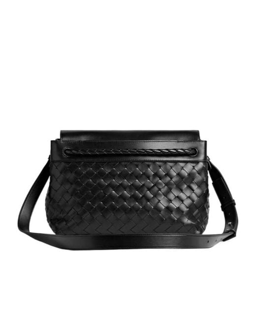 Bottega Veneta Black Andiamo Small Messenger Bag for men