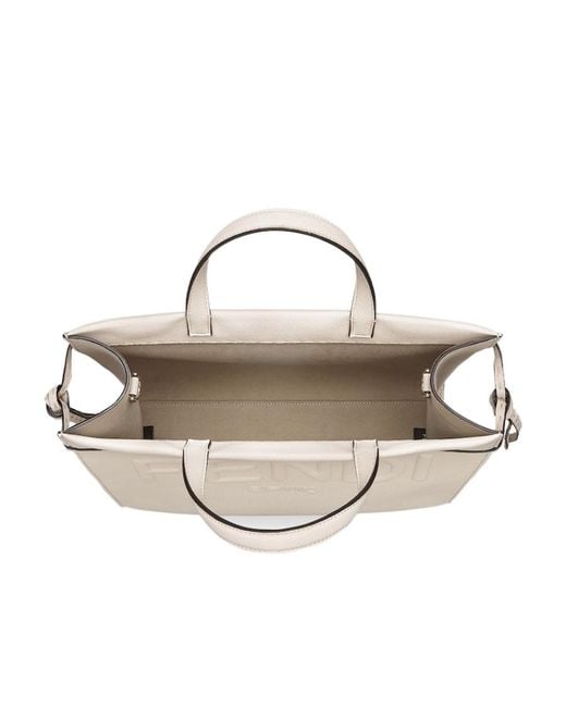 Fendi Natural Go To Medium Tote Bag for men