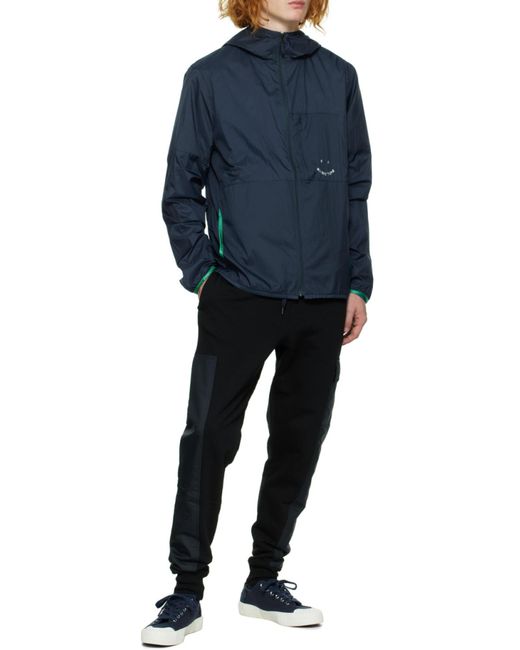 Paul Smith Blue Lace-Up Low-Cut Casual Shoes