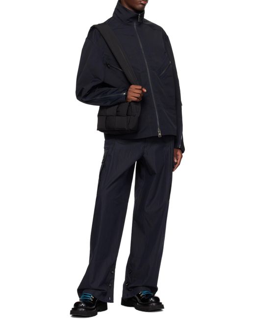 Bottega Veneta Black Small Padded Tech Cassette Shoulder Bag for men