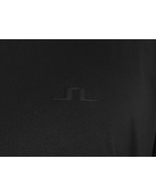 J.Lindeberg Black Ade T-Shirt for men