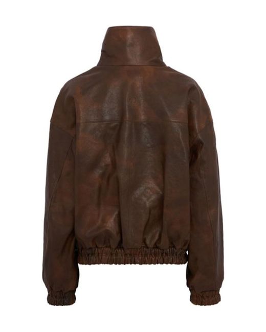 Magda Butrym Brown Leather Jacket