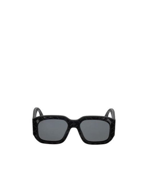 Fendi Black Eyewear Square Frame Sunglasses