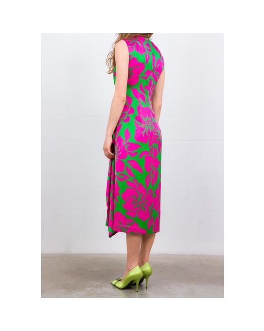 Dries Van Noten Pink Sleeveless Dress