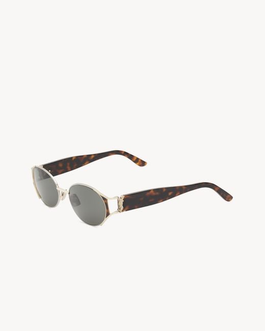 Saint Laurent White Sl M919 Cassandre Sunglasses