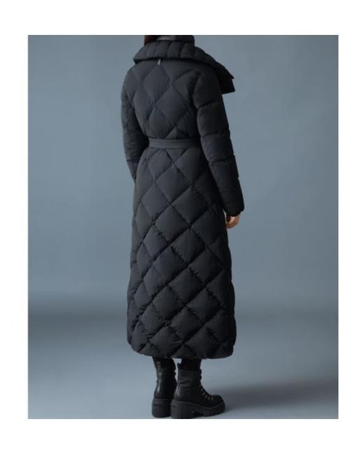 Mackage Blue Long-Sleeved Cotton-Padded Jacket