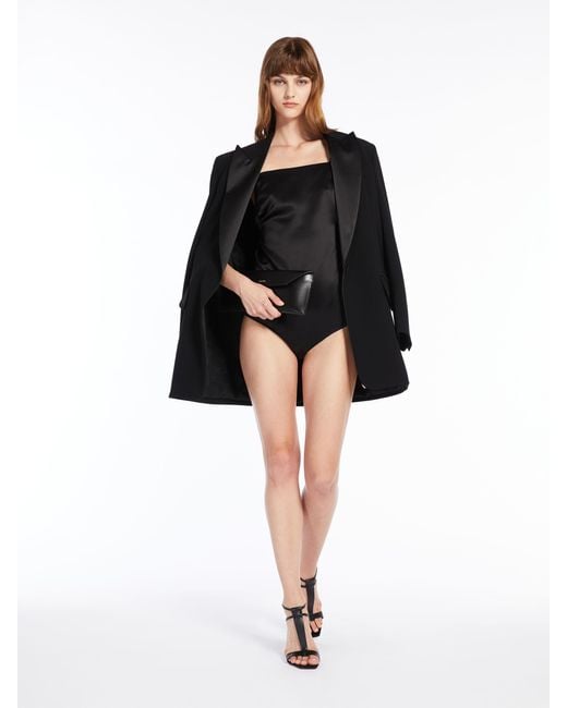 Max Mara Black Single-Breasted Long-Sleeved Jacket