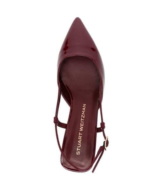 Stuart Weitzman Red 60Mm Vinnie Pumps