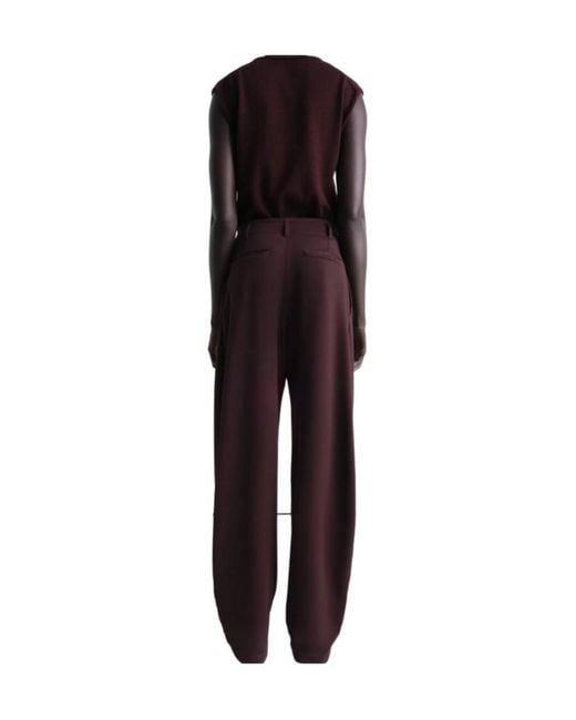 Lemaire Purple Relaxed Volume Pants
