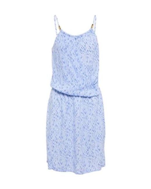 Heidi Klein Blue Printed Minidress