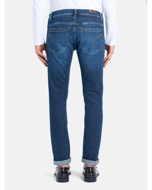 Dondup Blue George Slim Jeans for men