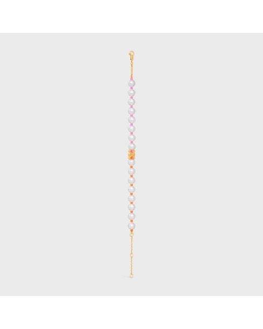 Céline White Plage Pearl Bracelet