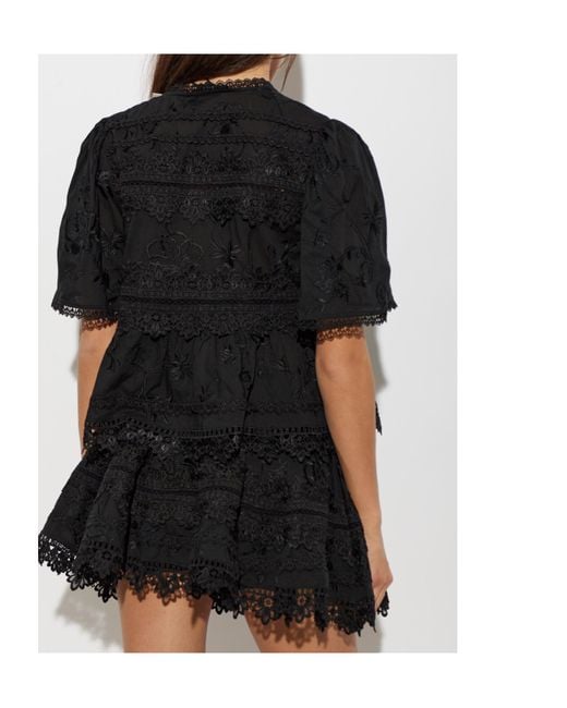 AllSaints Black Short-Sleeved Shirt