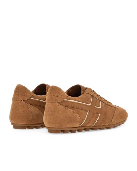 Hogan Brown Olympia Sneakers