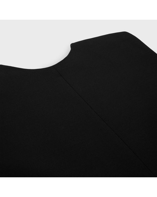 Céline Black Peplum Top